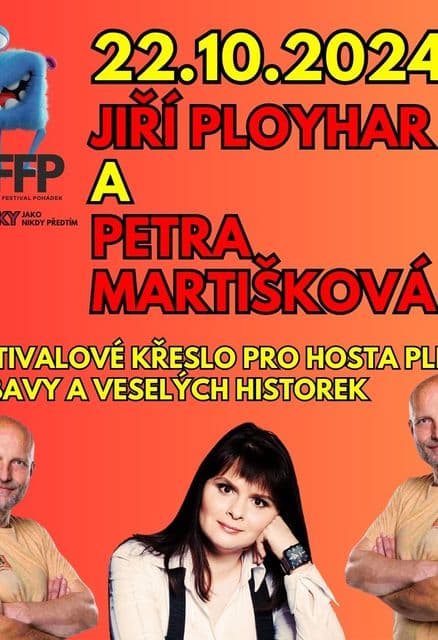 Festivalové křeslo pro hosta - Jiří Ployhar, Petra Martišková (KVFFP)