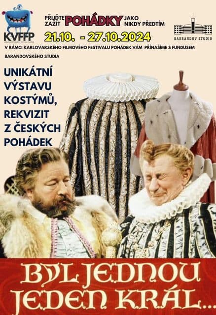 Unikátní VÝSTAVA POHÁDKOVÝCH KOSTÝMŮ a REKVIZIT Z ČESKÝCH POHÁDEK  od 21.10. - 27.10.2024 od 13:00 - 19:00